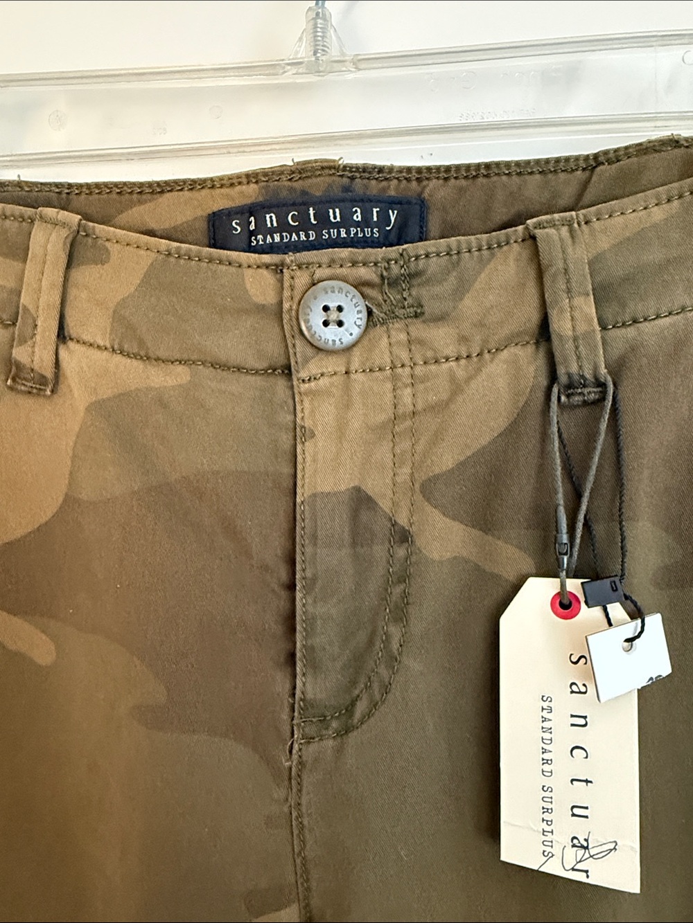 Sanctuary Olive Camo Utility Pants